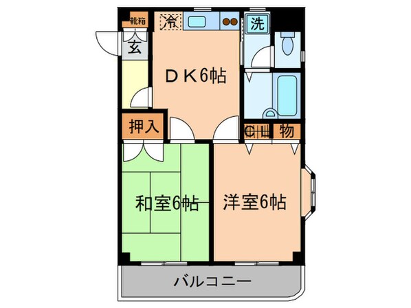 伊東ビル２の物件間取画像